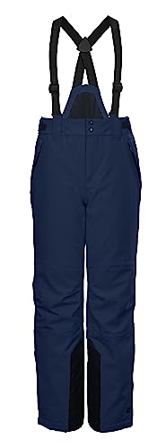 killtec Jungen Funktionshose/Skihose mit abzippbarem Latz, Schneefang und Kantenschutz KSW 79 BYS SKI PNTS, dunkel Ozean, 164, 37310-000 im Sale